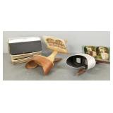 Gp incl 2 antique stereoviewers & antique stereo