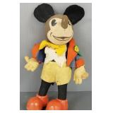 Vintage pie-eyed Mickey Mouse doll 12"H (as seen-