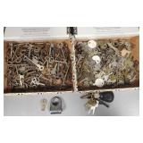 Gp vintage keys: cabinet, skeleton, clock keys,