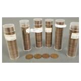 Over 5 rolls Lincoln cents- 1909 to 1940- asst.