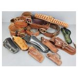 Gp leather ammo belts, holsters, etc