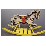 Vintage "Tom Mix and Tony" rocking horse: