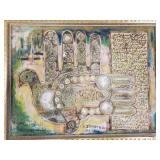 Zenderoudi signed & dated 