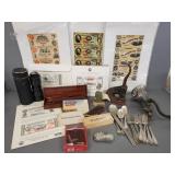 Gp incl currency reprints, antique iron seal, chop