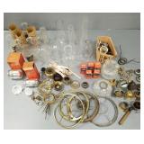 Gp oil lamp parts, Alladin, glass chimmeys, etc.
