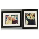 2 golfer photo prints- Tiger Woods, Jack Nicklaus,