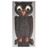 Vintage Germany die cut owl figure- 15 1/2"H