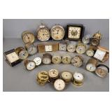 Lg group antique clocks & clock movements