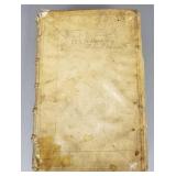 Dutch Bible 1624 w/ vellum binding (as seen) 13"