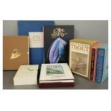 8 signed fly fishing/ angling books w/ box sleeves