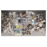 Lg group jewelry beads & findings incl Czech beads