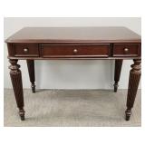 Antique style library table w/ drawer- 30"H 42"W
