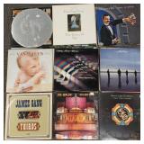 Group vintage record albums incl Rush, Van Halen,