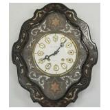 JH Doret- Verdun clock with mother of pearl inlaid