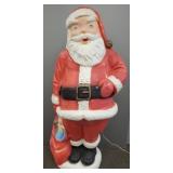 Vintage blow mold light up Santa figure- 5