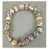 Pandora 14K gold & sterling silver charm bracelet