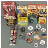 Gp collectibles incl 5 fishing reels, 1940