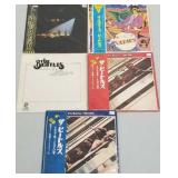 5 vintage Beatles record albums incl Japan press:
