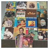 Group vintage record albums incl Les Paul,