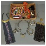 Gp ethnic jewelry, trade bead, metal, etc.