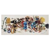 Huge gp fashion jewelry- lg. bead necklaces,