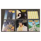 Over 25 pcs vintage record albums incl Elvis,