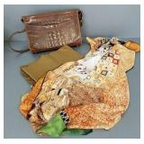 Gp incl Brahmin leather purse, Pendleton scarf,