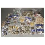 Gp NOS jewelry findings: brass, gold-tone,