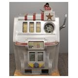 Deco Pace 5 cent three reel slot machine w/