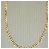 14K gold chain necklace- 15.6 grams- 19 5/8"L