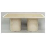 Post Modern Karl Springer style dining table with