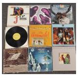Group vintage record albums incl Uriah Heap,