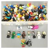 Lg group Lego mini figures- Star Wars, Bat Man,