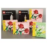 8 Asst Lego sets incl Big Ben, flowers, etc-