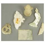 Group Asian jade & hardstone pieces-