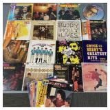 Group vintage record albums incl some Japanese