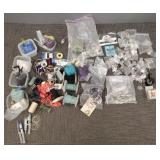 Gp jewelry making items: cords, silver-tone