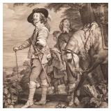1782 etching of Van Dyke artwork, Charles the 1st-