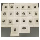 Gp antique portrait, etc engravings US military