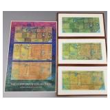 3 Aldo L. Moroni paintings: 1 signed &