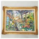 D (Duane) Alt signed oil painting on canvas