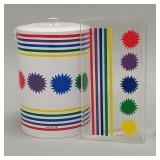 Gucki signed cooler & pitcher- 12 1/4"H 8"D larger