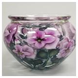 Daniel Lotton signed & dated 2005 art glass large