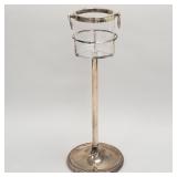 Champagne chiller on stand- 31 1/4"H 12"D