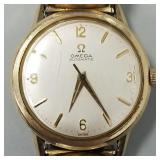 Omega Automatic gold filled watch (crystal cracked