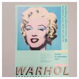 Andy Warhol Retrospective exhibition poster- 1990-