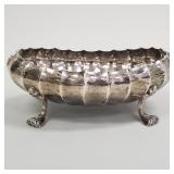 Buccellati Italy hammered sterling silver footed