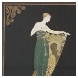 Erte "Romain de Tirtoff (Emerald Night)" framed