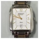 Raymond Weil Saxo Swiss watch with extra band