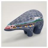 Rebecca Tobey large pottery bear fetish sculpture